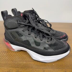 Air Jordan 37 Shoes Kids 4Y Black Hot Punch XXXVII Basketball‎ Sneakers